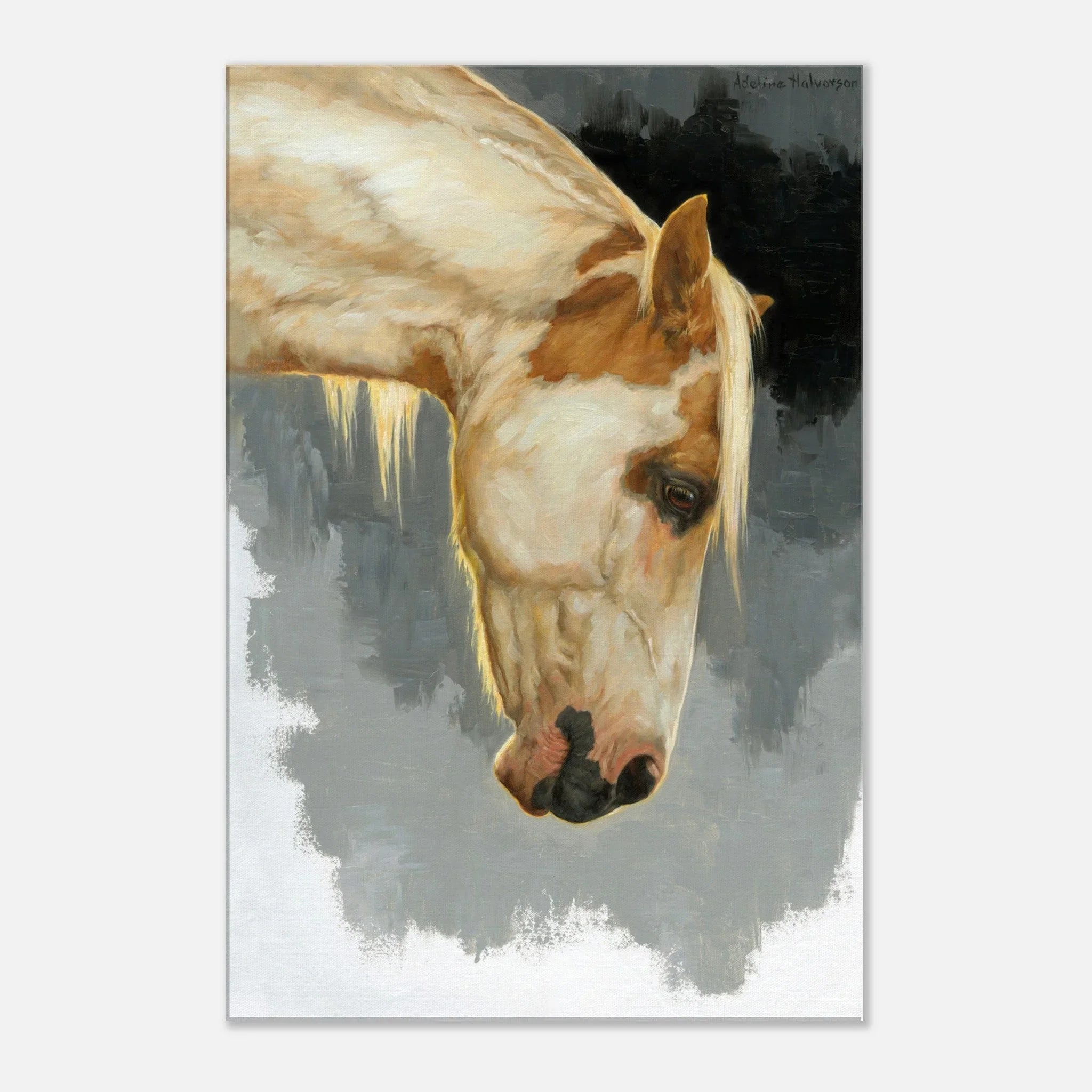 Adeline Halvorson Artworks REFLECTING Canvas Print – Elegant Art for Modern Spaces