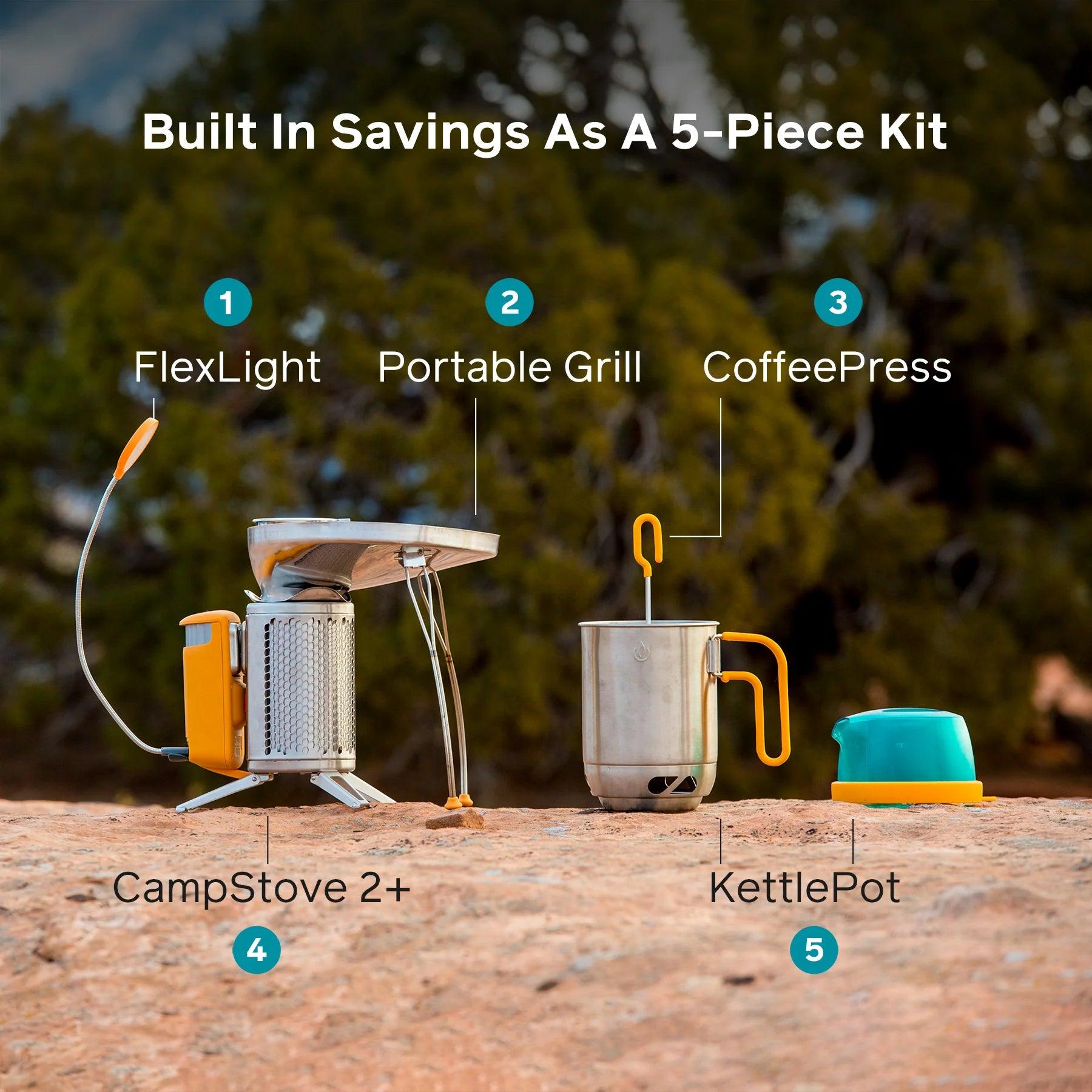 BioLite CampStove Complete Cook Kit - Leapfrog Outdoor Sports and Apparel