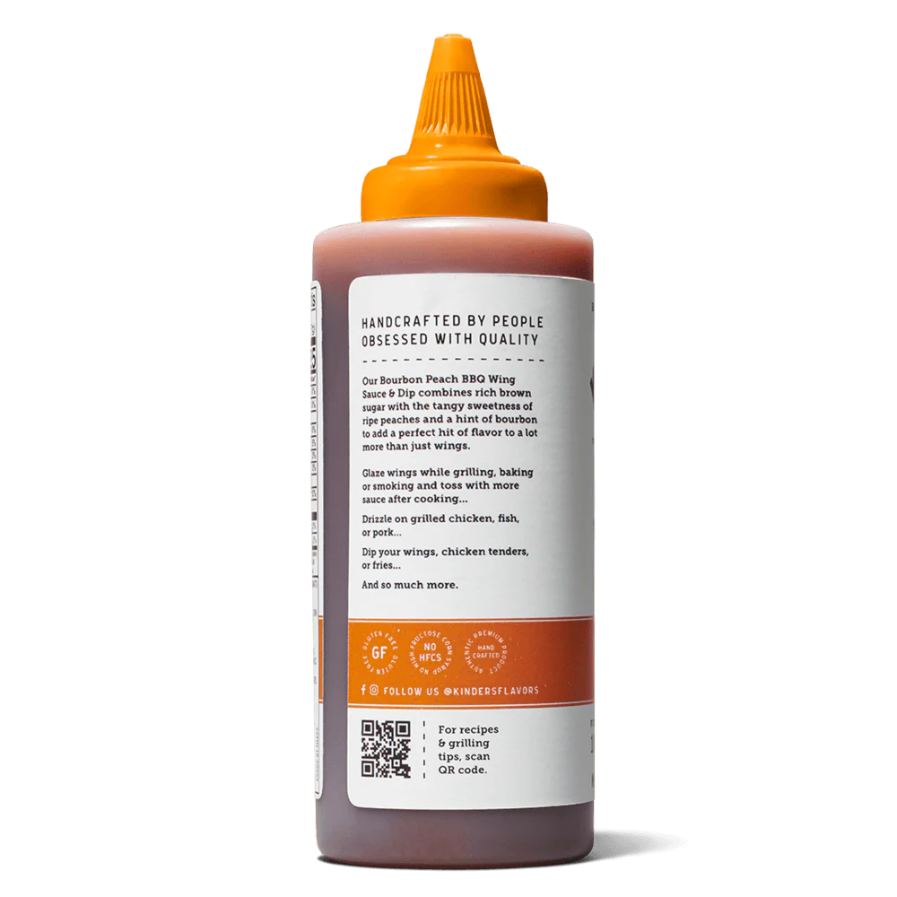 Kinder's Bourbon Peach BBQ Wing Sauce