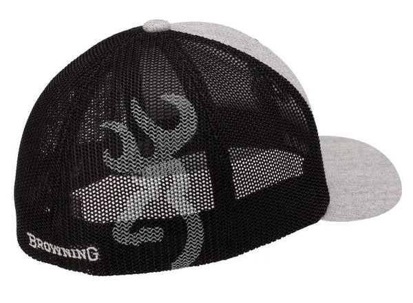 Browning Colstrip Mesh Back Cap - Heather - Leapfrog Outdoor Sports and Apparel