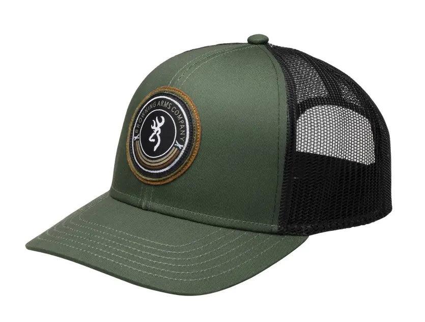 Browning Parker cap with mesh back, Buckmark patch and adjustable snapback closure