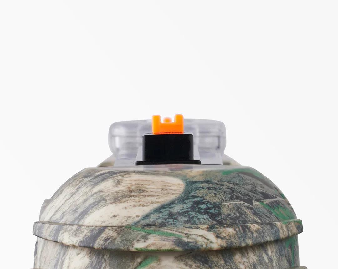Bug-A-Salt 3.0 Realtree Camo gun front sight with camo pattern detail on white background