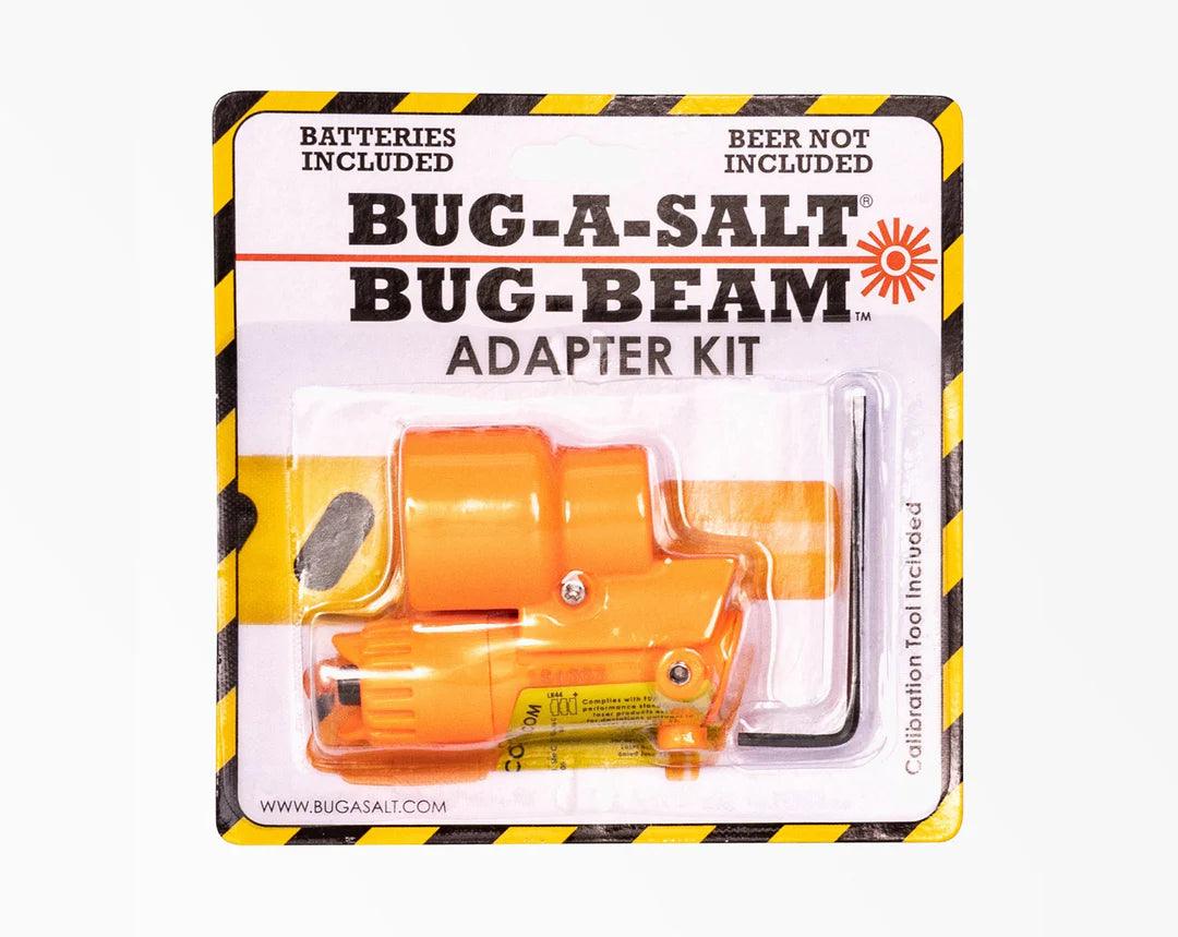Bug-A-Salt Bug-Beam Adapter Kit in packaging, orange accessory with calibration tool included