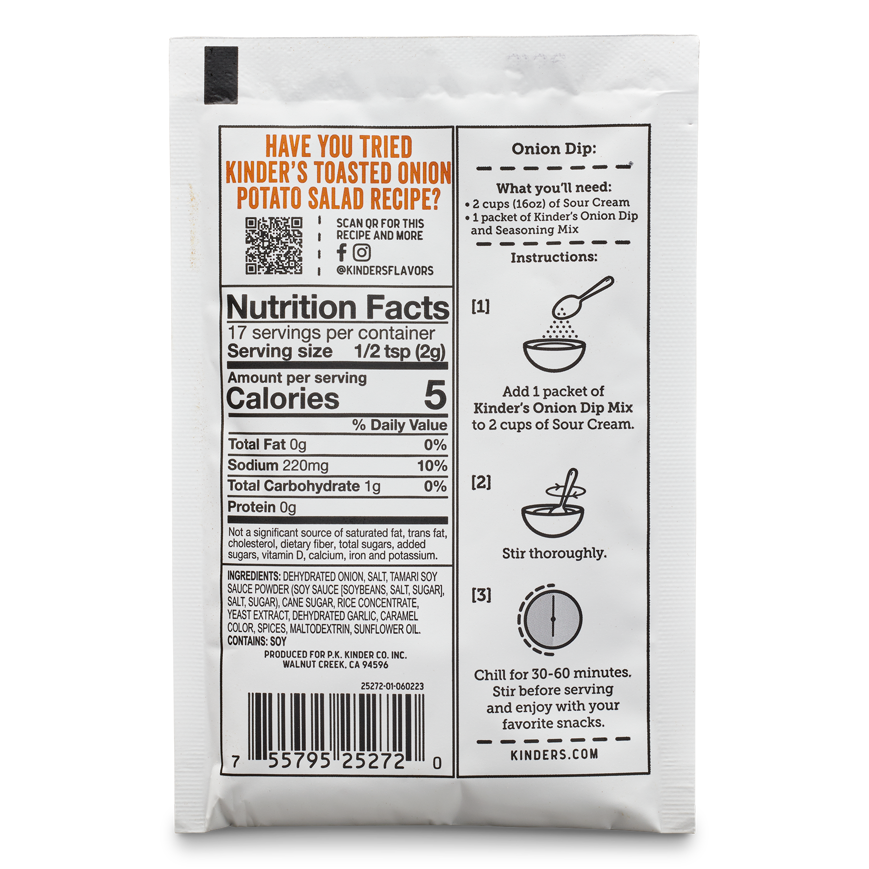 Kinder's Onion Dip
