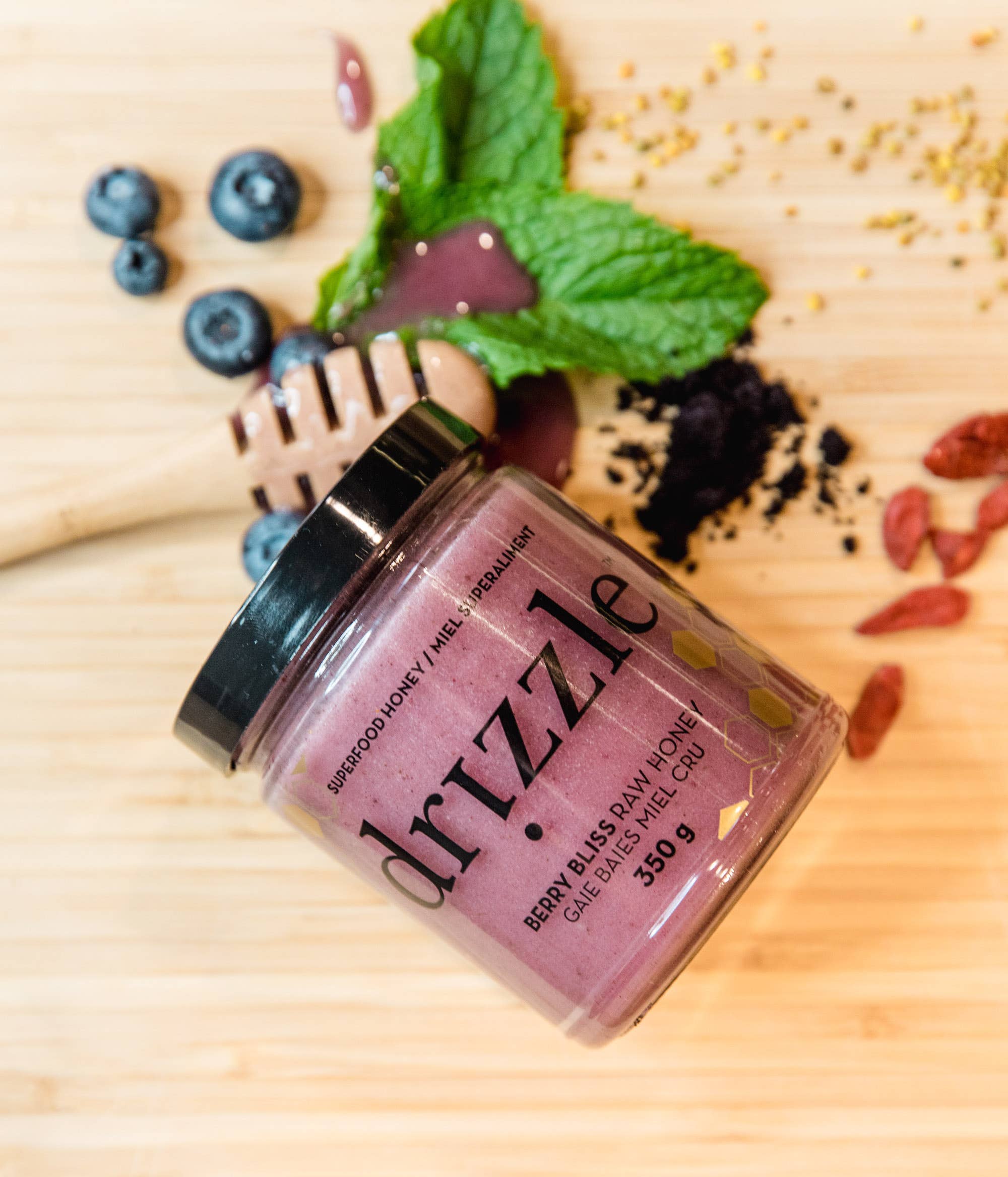 Drizzle Honey Berry Bliss Superfood Honey – 350 g - Image 2