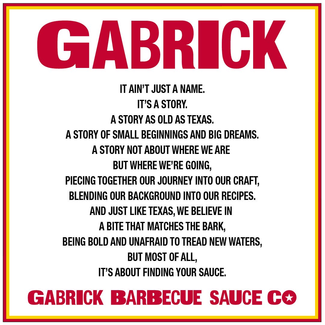 Gabrick BBQ Sauce Co. Texas Tang BBQ Sauce - Image 16