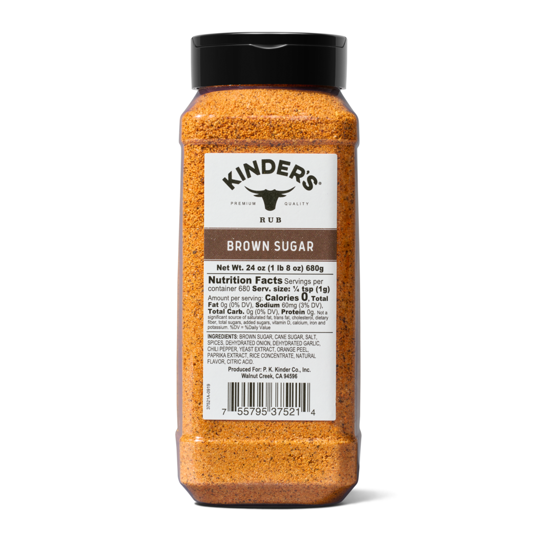 Kinder's Hickory Brown Sugar 22oz Foodservice BBQ Rub