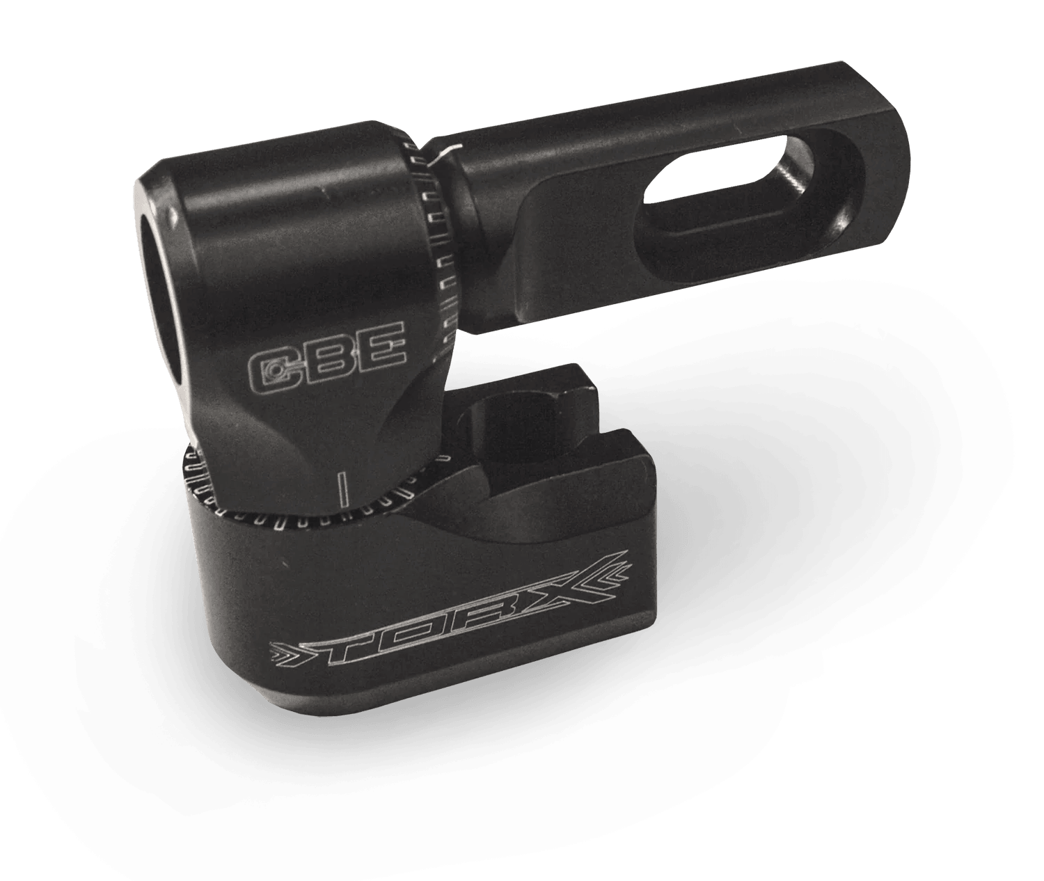 CBE Torx mount side bar in black aluminum, archery stabilizer accessory