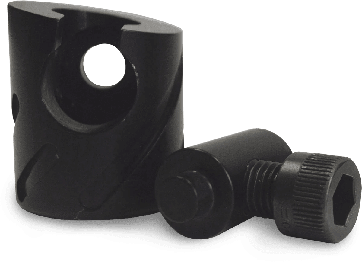 CBE Torx stabilizer quick disconnect mount and screw, black metal archery accessory