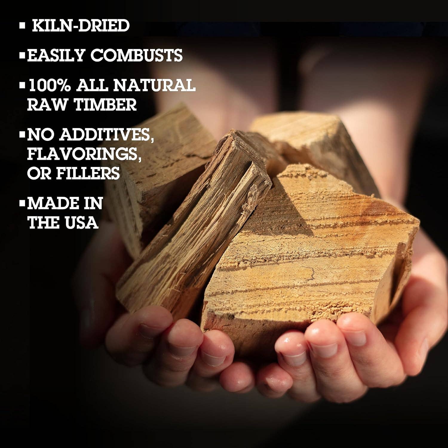 Camerons Hickory Smoking Wood Chunks – 420 cu. in. - Image 3
