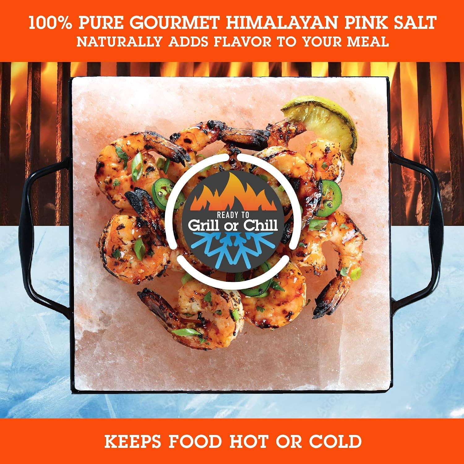Camerons Himalayan Pink Salt Grilling Slab – 8' x 8' x 1.5' - Image 4