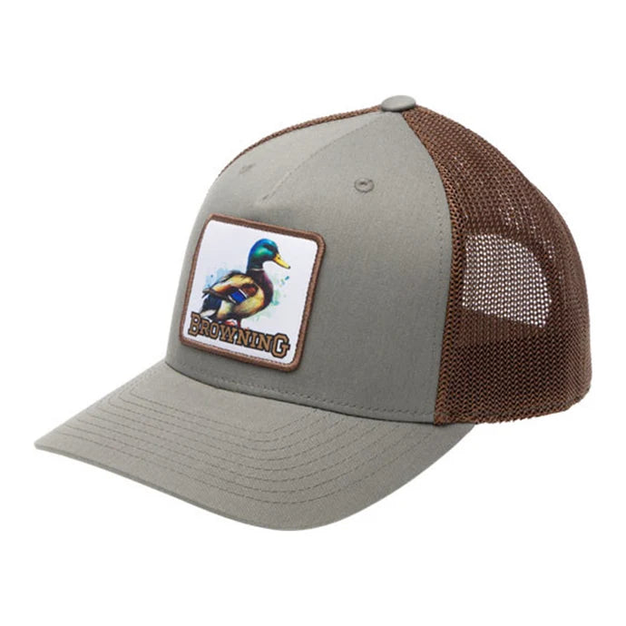Browning Chase Snapback Duck Cap with breathable mesh panels and Flexfit 110 adjustable snapback closure