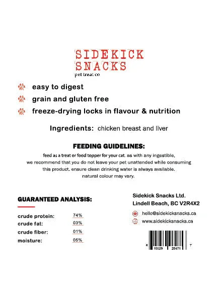 Sidekick Snacks Chicken Chunks
