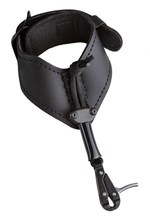 Cobra Sportsman black archery wrist release with adjustable strap and trigger