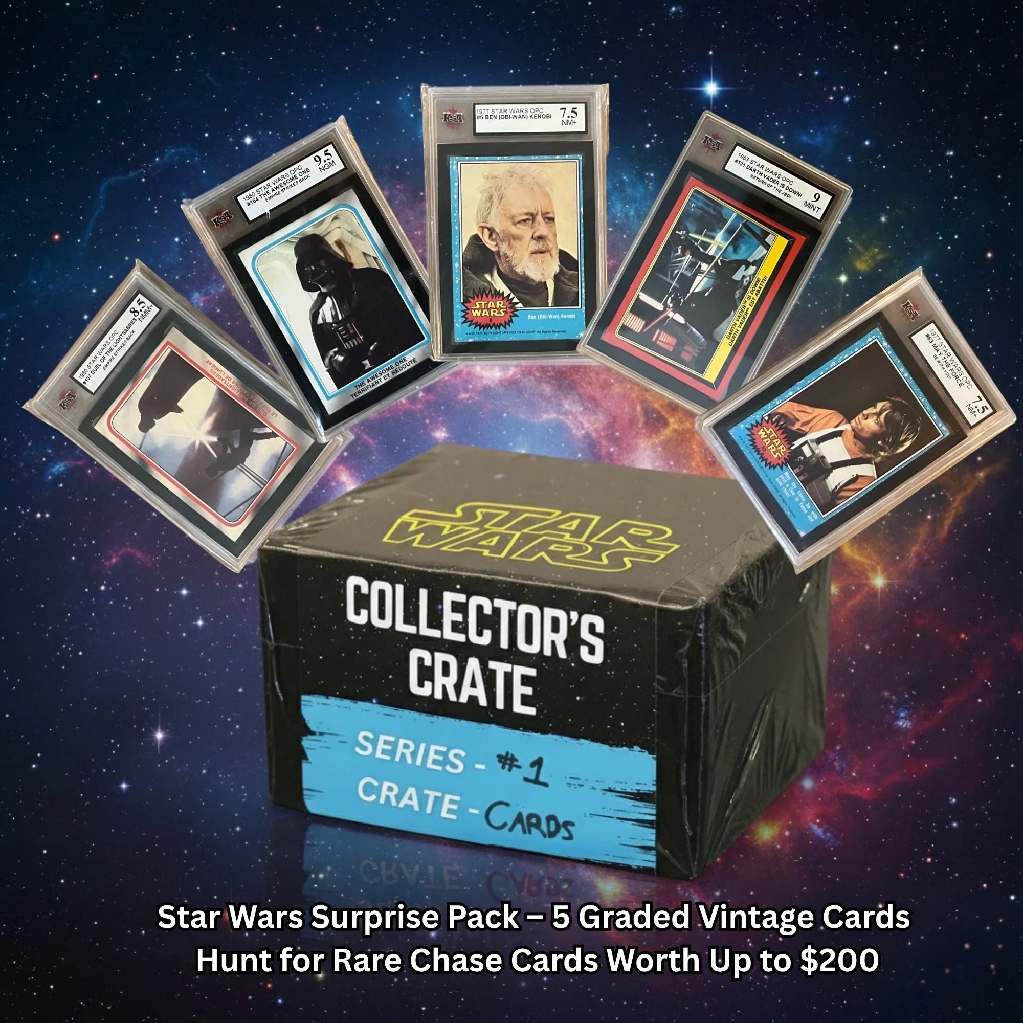 COLLECTOR'S CRATE STAR WARS CARDS SERIES 1 - LIMITED TO 100
