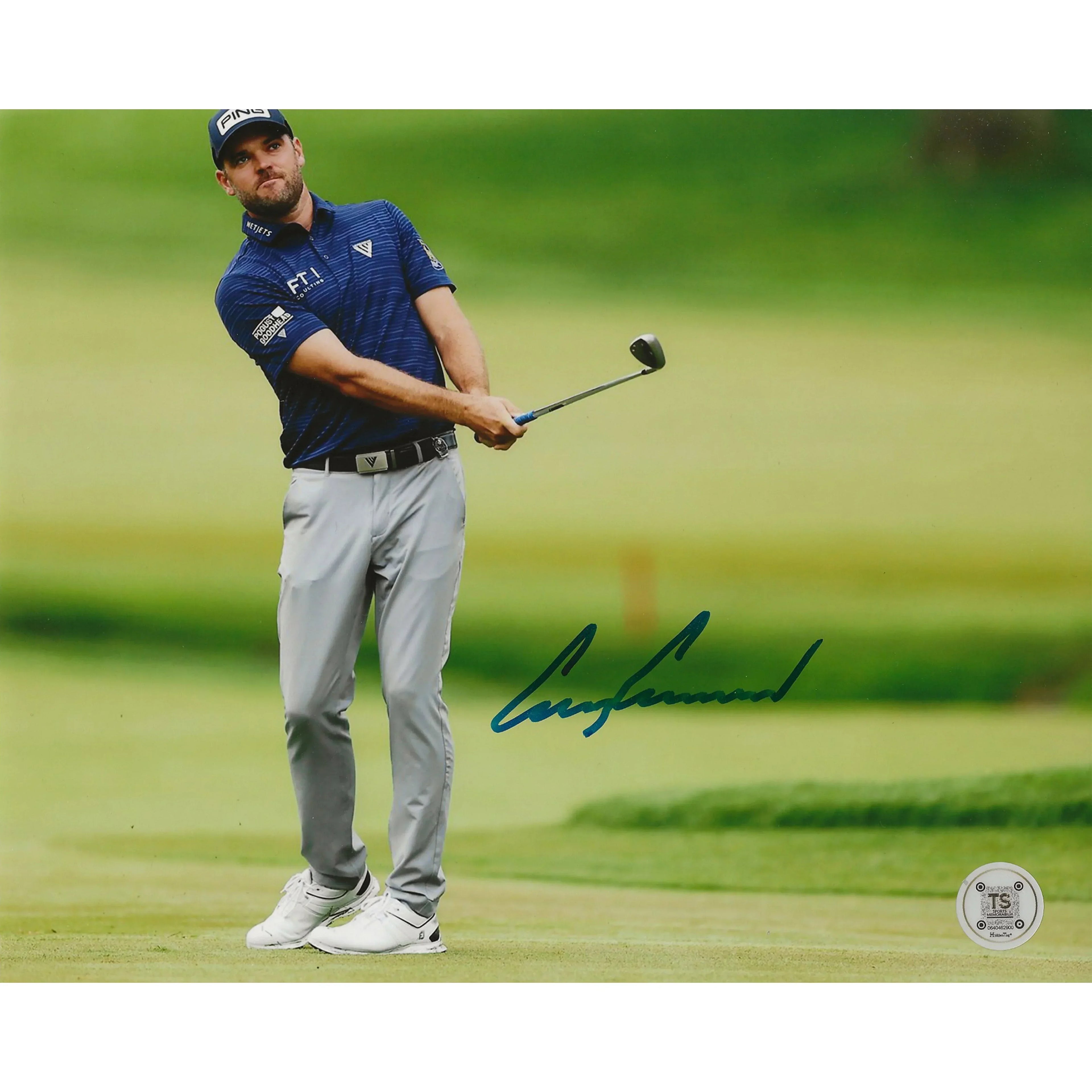Corey Conners Autographed Chip Shot 8x10 Photo