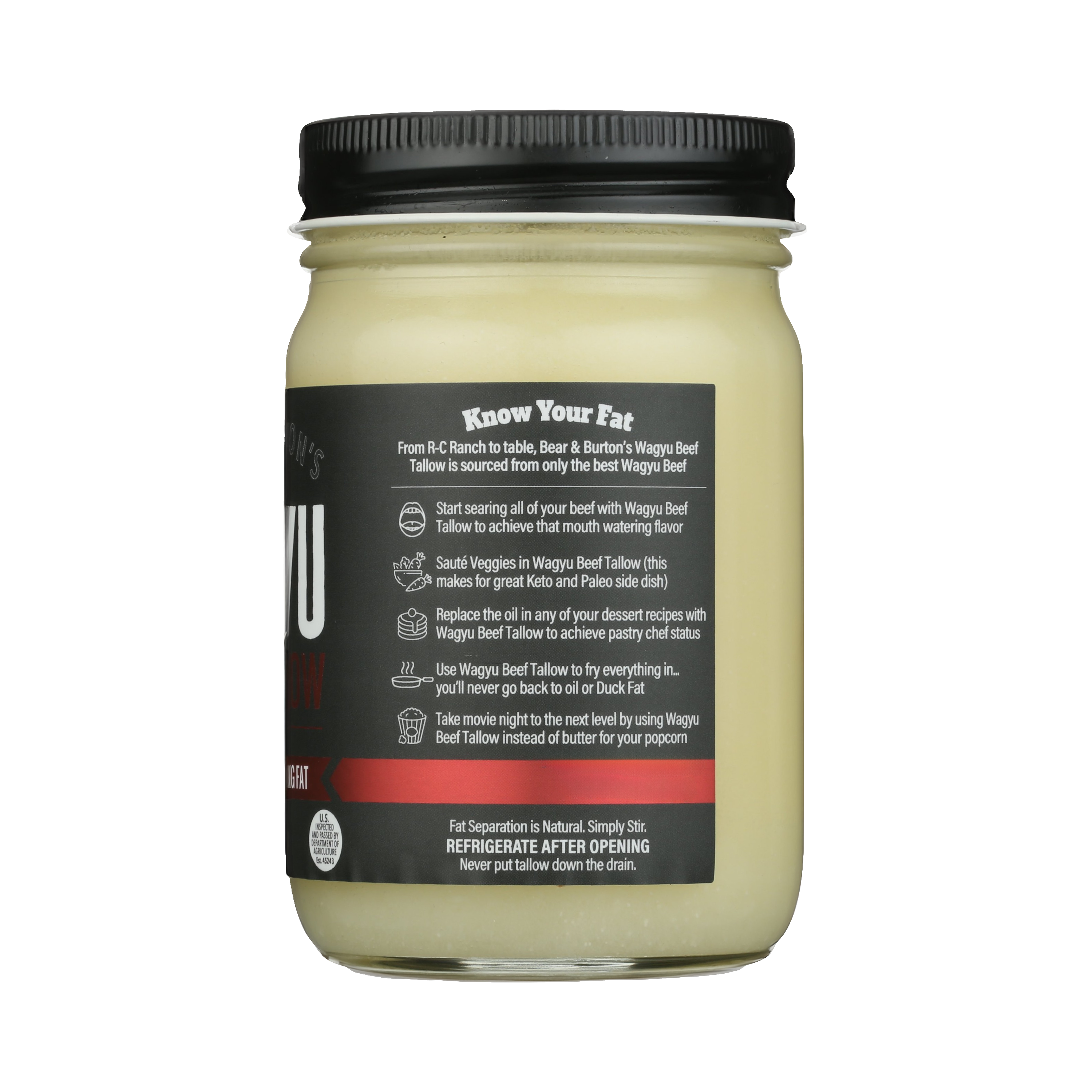 Bear & Burton's X RC Ranch Wagyu Beef Tallow | Leapfrog Outdoor