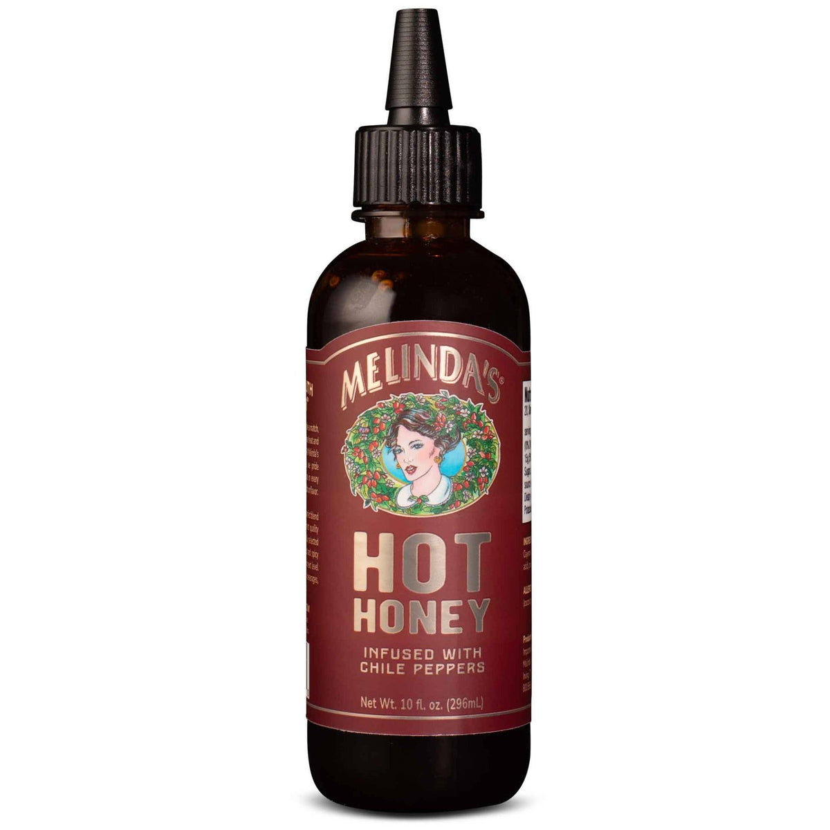 Melinda's Hot Honey made with premium Colombian honey and cayenne peppers for pizza, fried chicken and barbecue