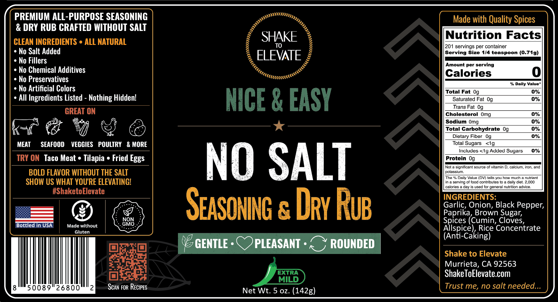 Shake to Elevate Nice & Easy No Salt Seasoning - Image 20