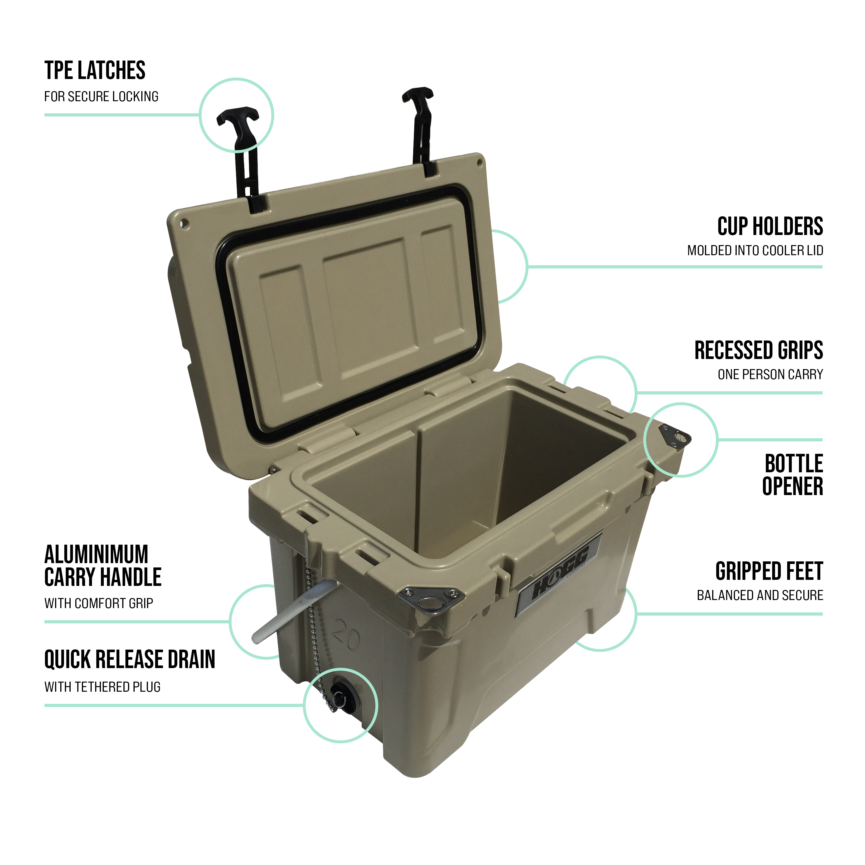 Hogg Outfitters - 20QT Cooler - Image 9