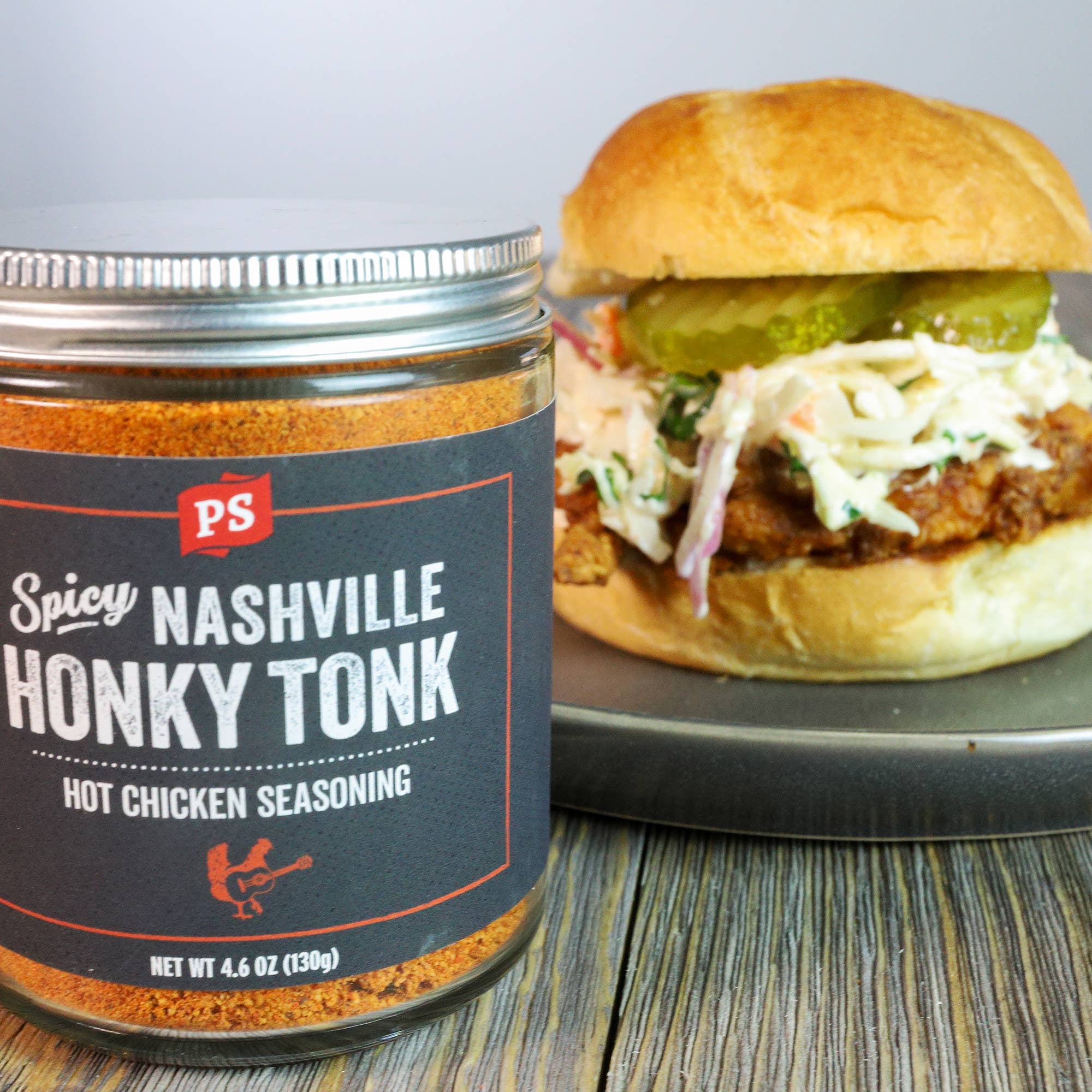 PS Seasoning BBQ Rubs -  Honky Tonk Hot Chicken