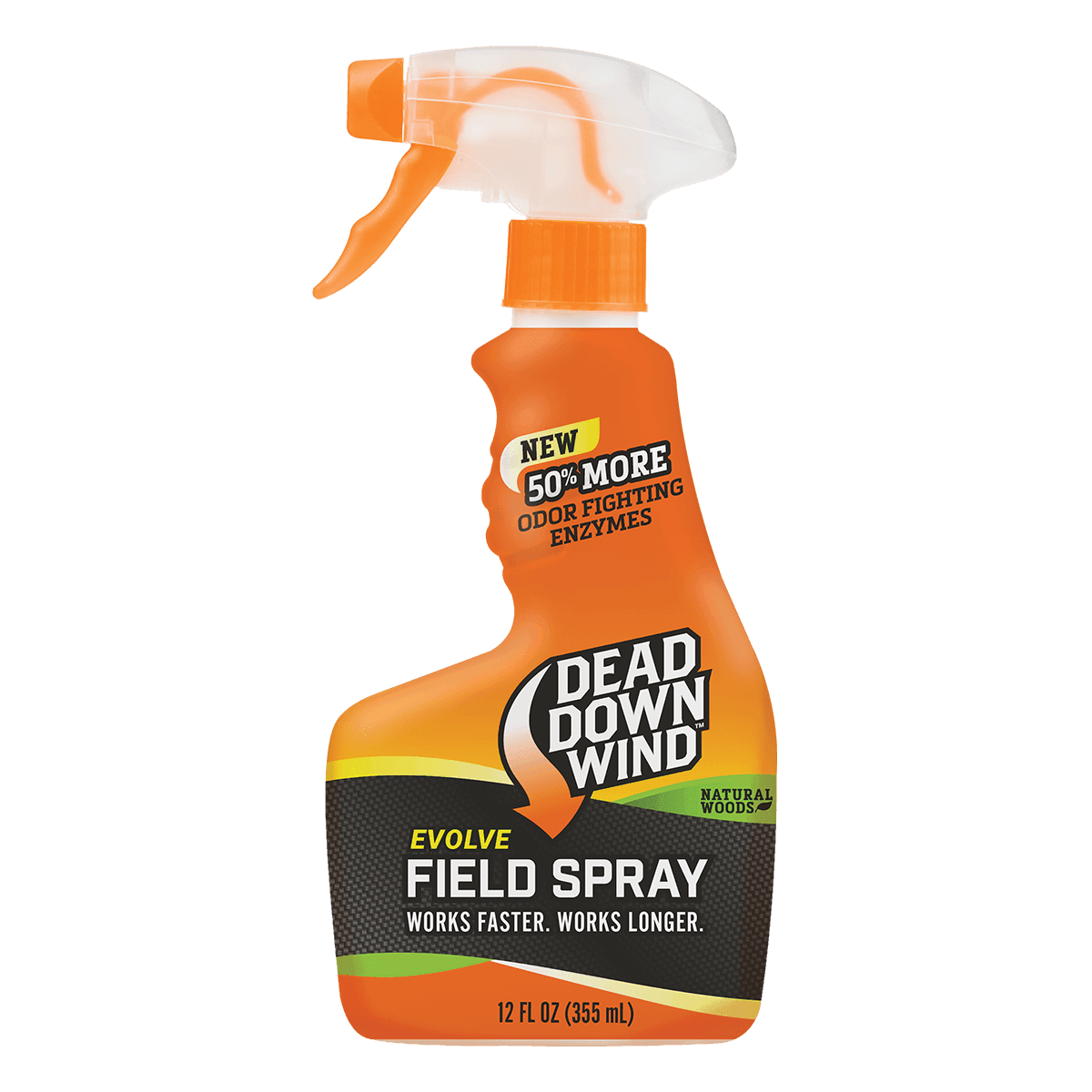Dead Down Wind Evolve Field Spray Natural Woods 12 fl oz odor eliminator bottle