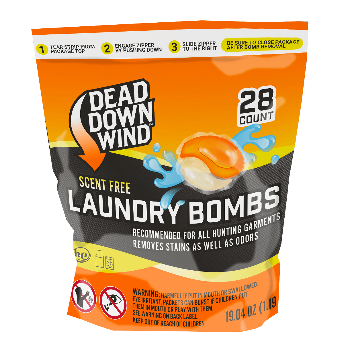 Dead Down Wind Laundry Bombs - 28 Pack - Leapfrog Outdoor Sports and Apparel