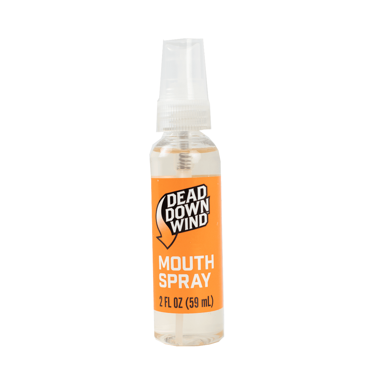 Dead Down Wind Mouth Spray 2 fl oz bottle with orange label on plain background