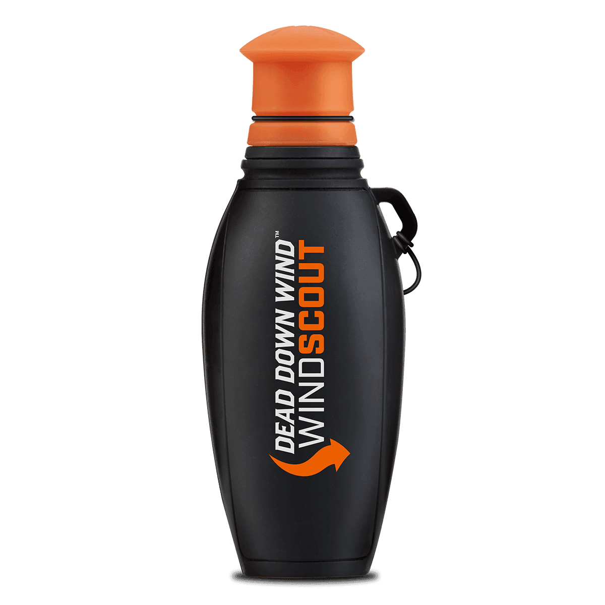 Dead Down Wind Wind Scout black and orange scent detection spray bottle
