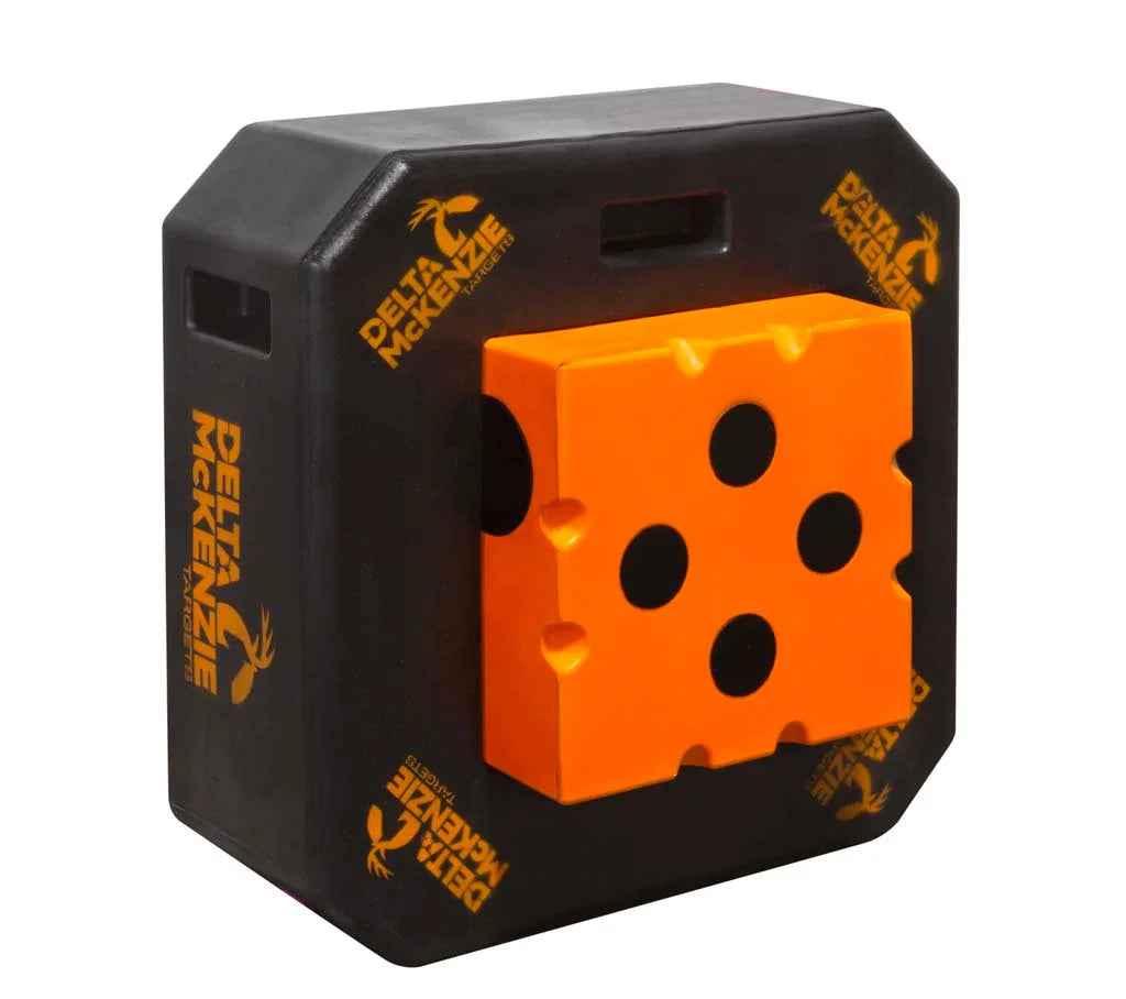 Delta McKenzie Predator 24 archery target black with orange center and black dots