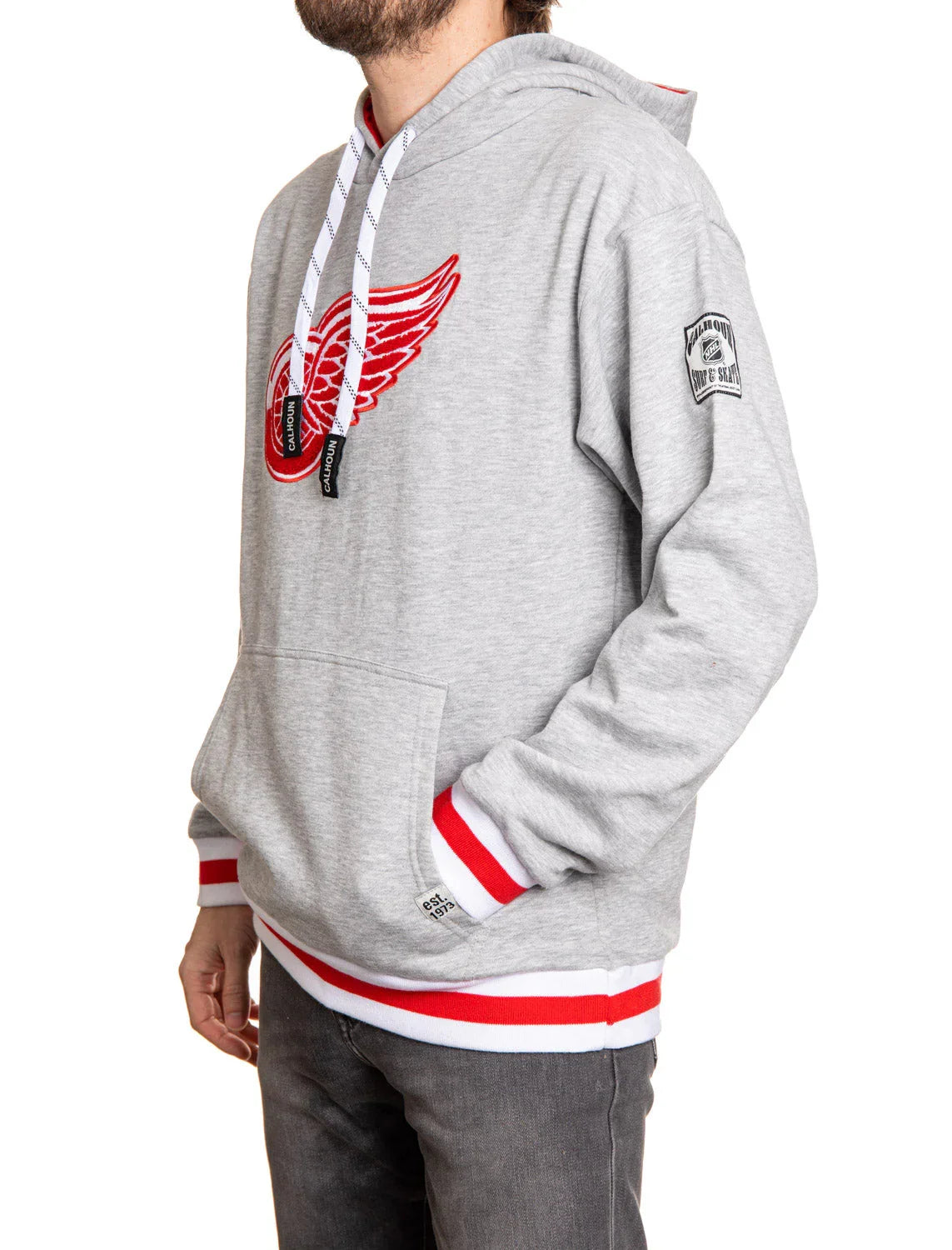 Detroit Red Wings "Muskoka Style" Premium Chenille Woven Logo Hoodie