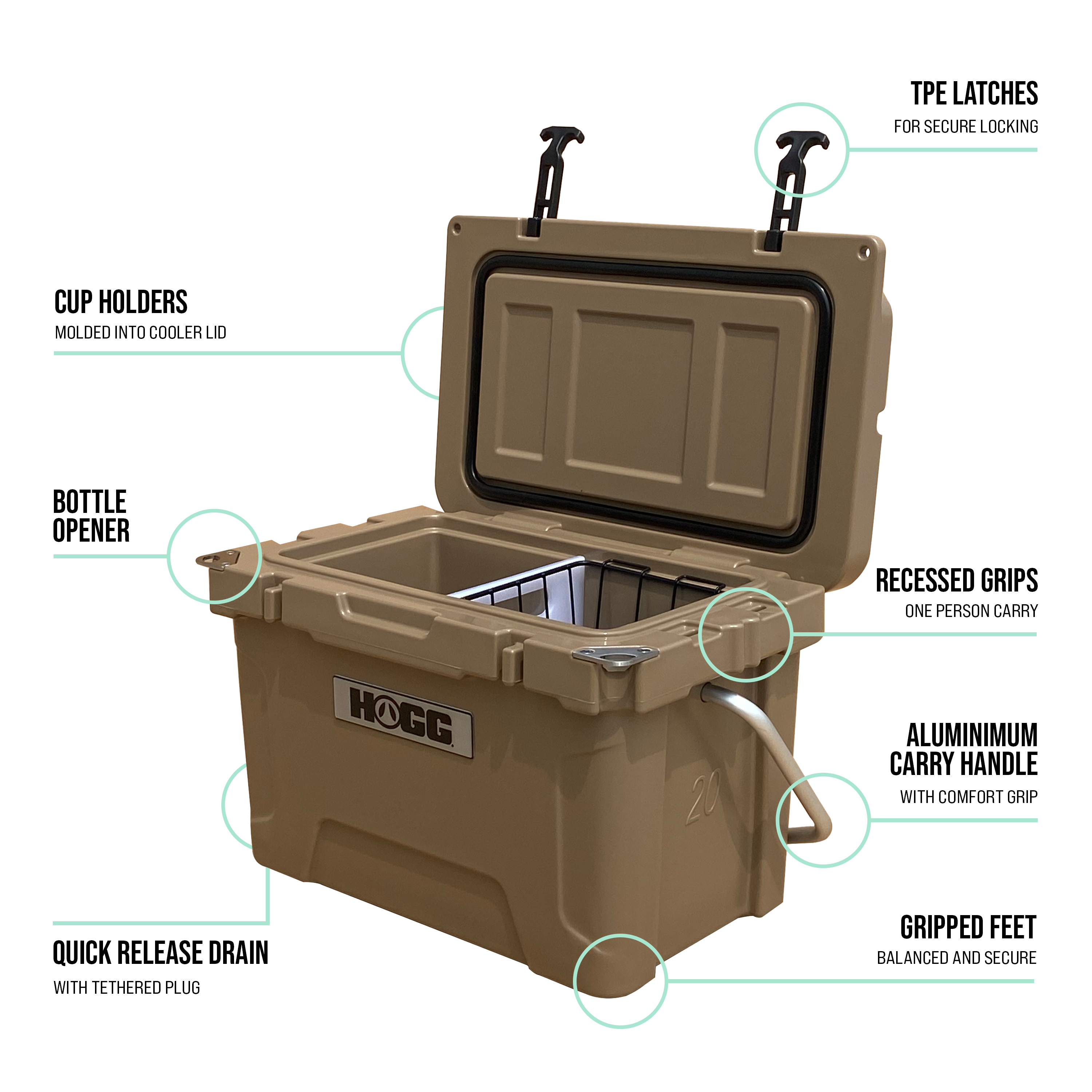 Hogg Outfitters - 20QT Cooler - Image 13