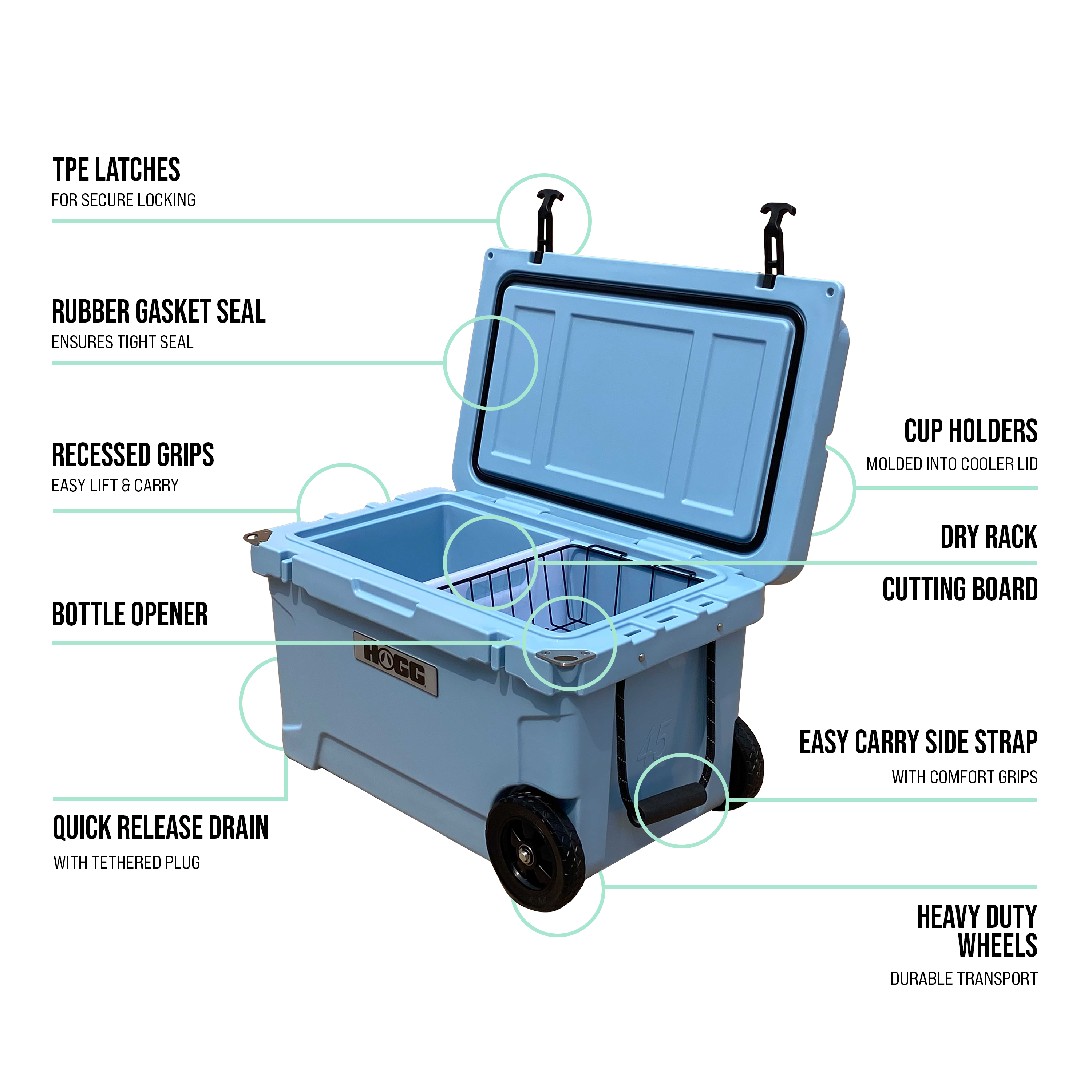 Hogg Outfitters - 45QT Cooler - Image 8