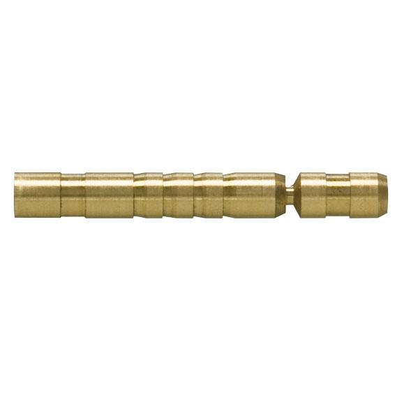 Easton Archery 5mm brass X HIT break-off insert for arrows on white background