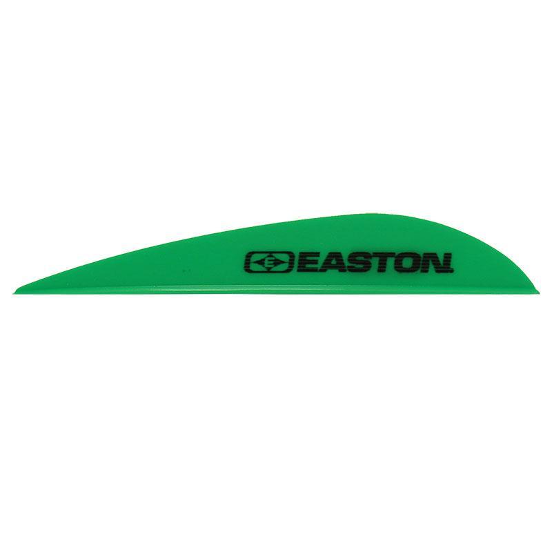 Easton Archery Diamond HD green vane with black logo on white background