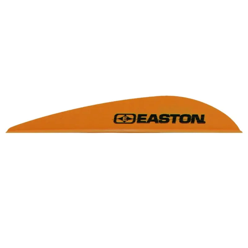 Easton Diamond HD orange arrow vane with black logo on white background