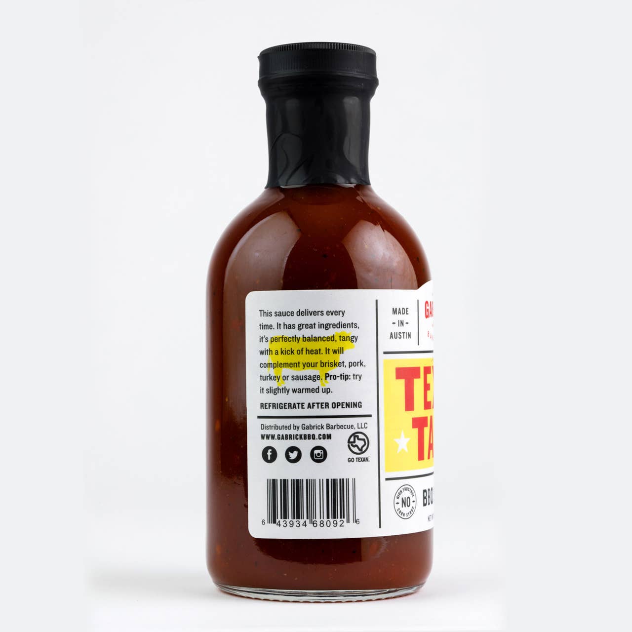 Gabrick BBQ Sauce Co. Texas Tang BBQ Sauce - Image 3
