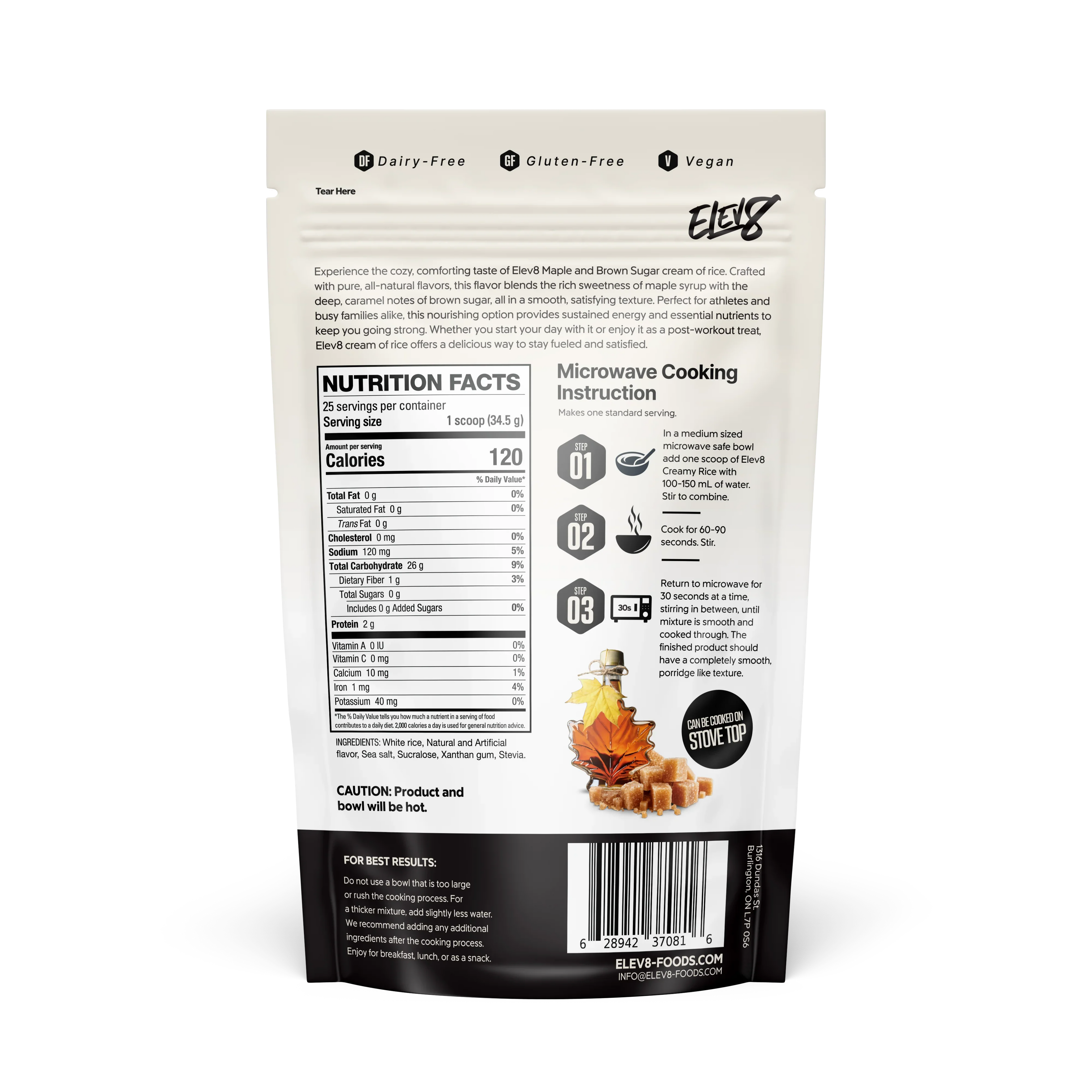 Elev8 Maple & Brown Sugar