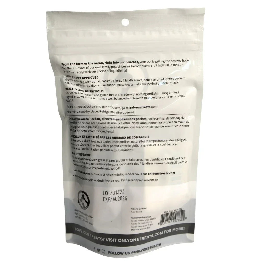 Only One Treats Elk & Beef Tripe Sticks 70g