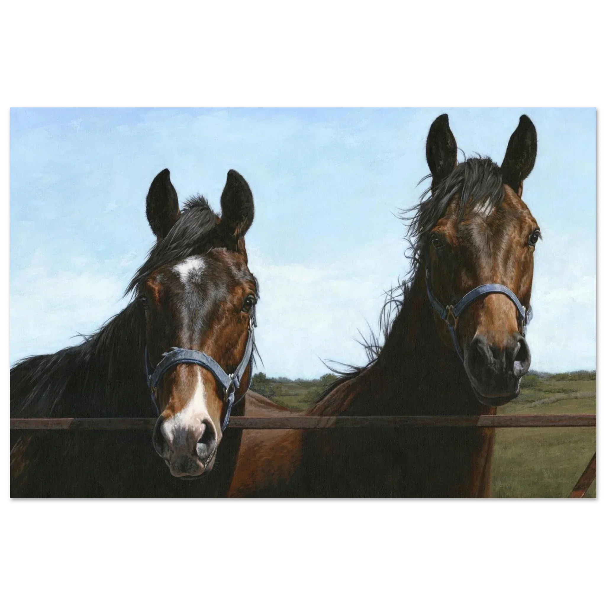 Adeline Halvorson Artworks The Visit - Fine Art Print