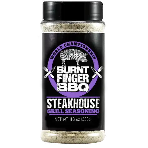 Burnt Finger BBQ Steakhouse Grill Seasoning 11.8 oz shaker