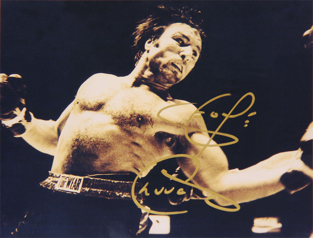 GEORGE CHUVALO AUTOGRAPHED 8X10 - BOXING (10' BY 8')
