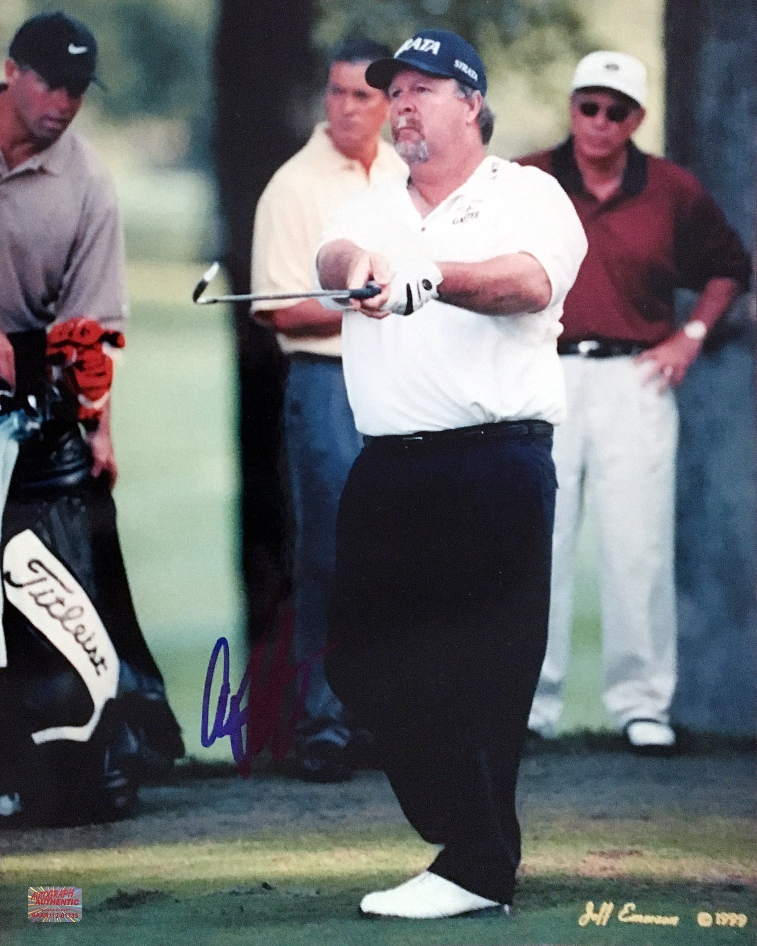 CRAIG STADLER AUTOGRAPHED 8X10 PHOTO - GOLFER (10' BY 8')