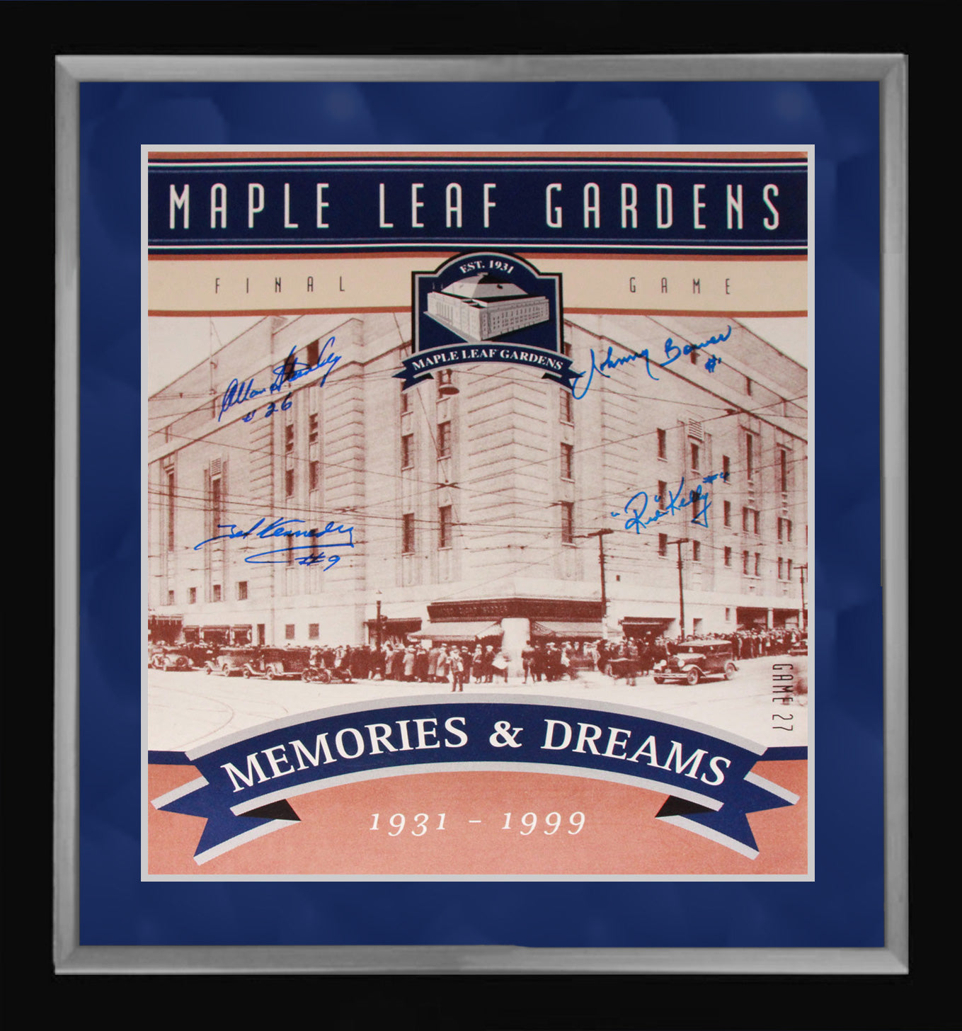 TML GARDENS TICKET, STANLEY, KENNEDY, BOWER & KELLY - 16X20 PICTURE (24' BY 20')