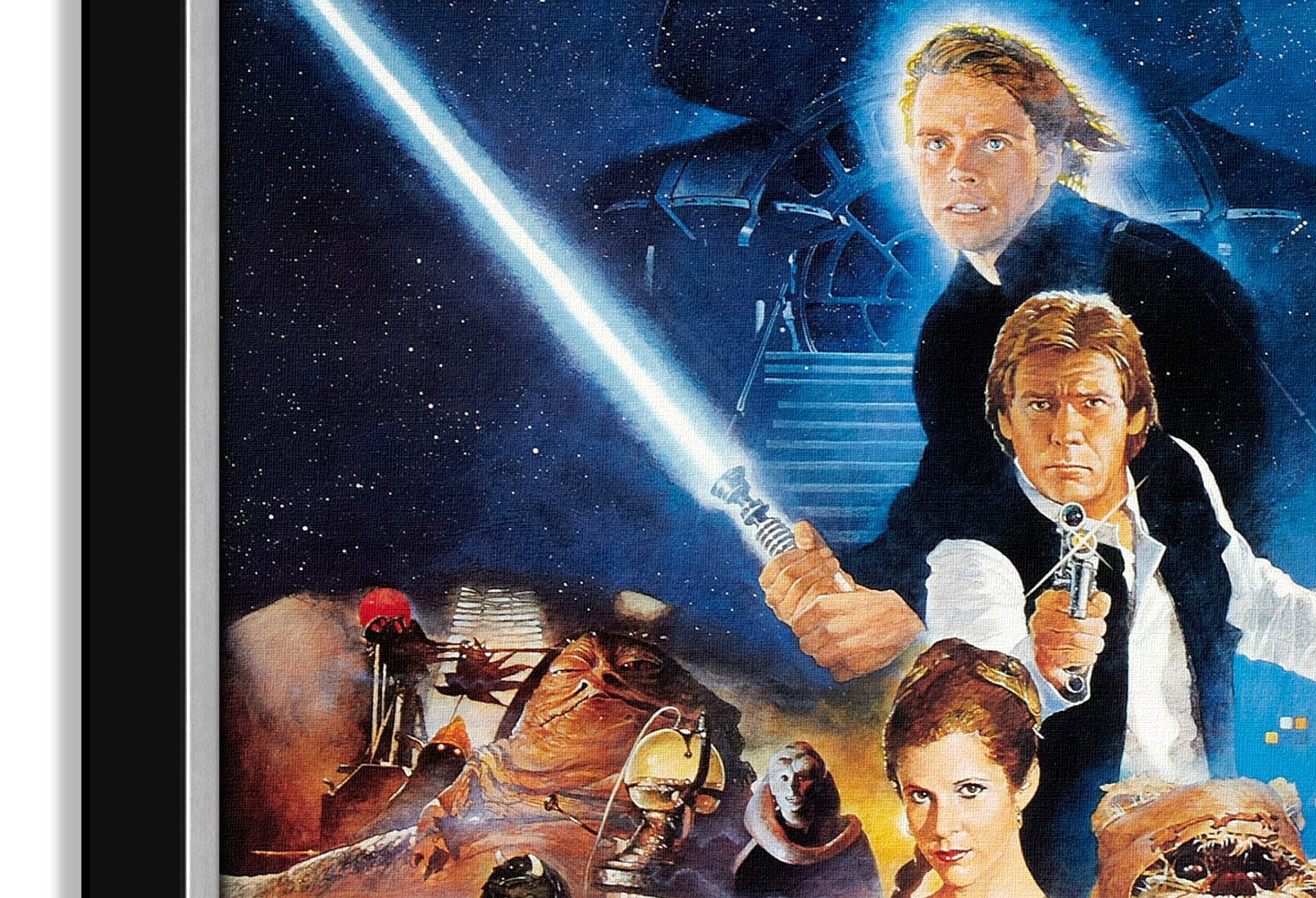 STAR WARS EP VI RETURN OF THE JEDIMOVIE POSTER REPRINT - FRAMED 33.5'X23.5' - Image 2