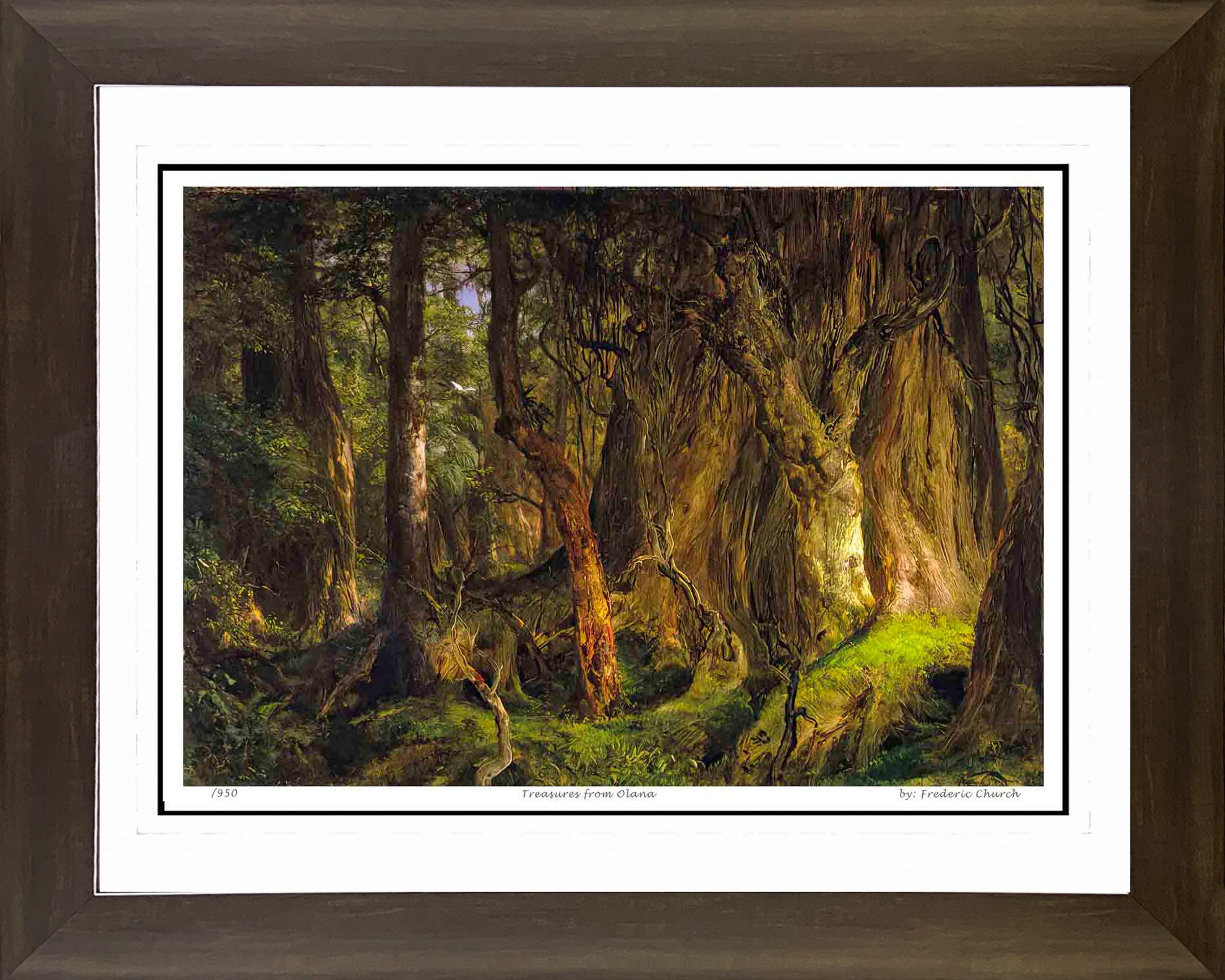 FREDERIC CHURCH 'TREASURES FROM OLANA' - HUDSON RIVER SCHOOL  30'X24'