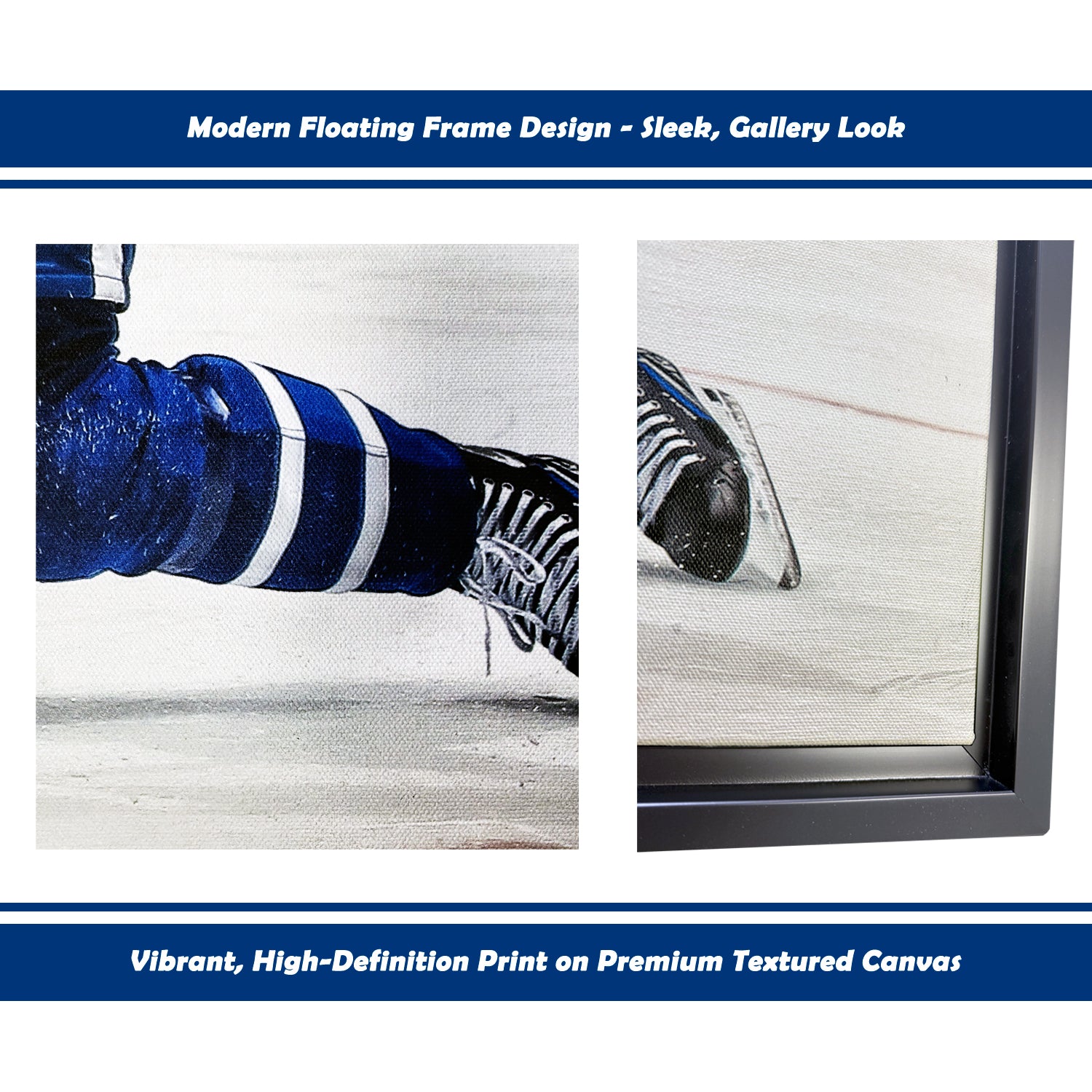 AUSTON MATTHEWS SLAPSHOT FRAMED CANVAS - TORONTO MAPLE LEAFS (31.5' BY 22.5') - Image 4