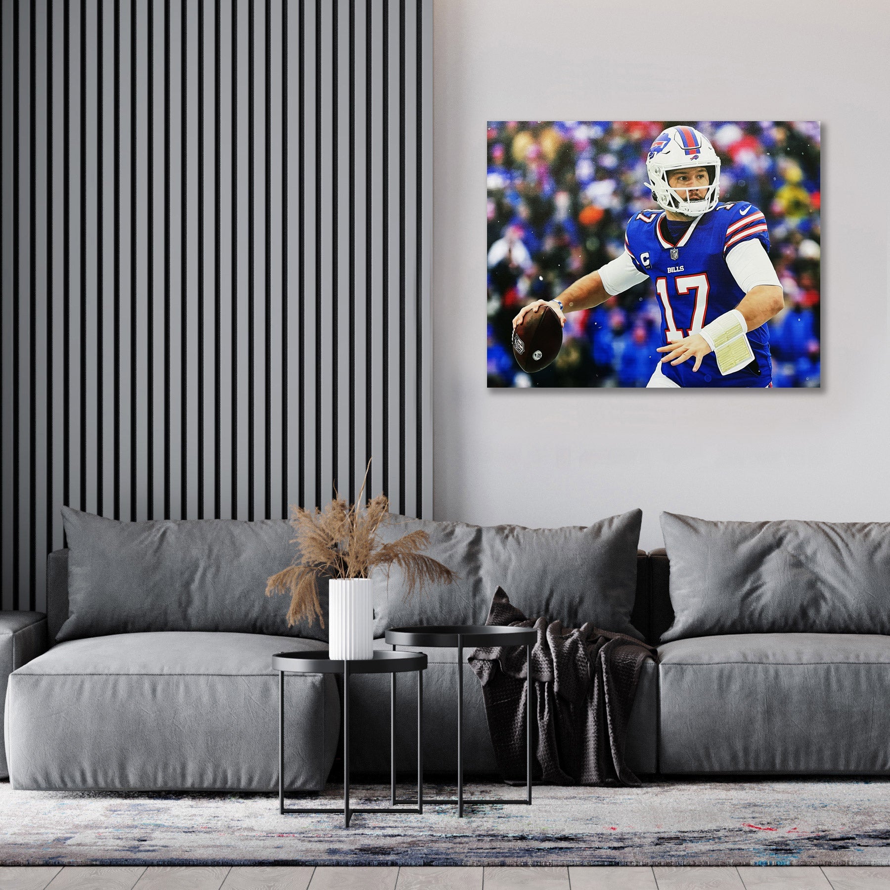 JOSH ALLEN CANVAS NFL HERO - BUFFALO BILLS (30" BY 25")