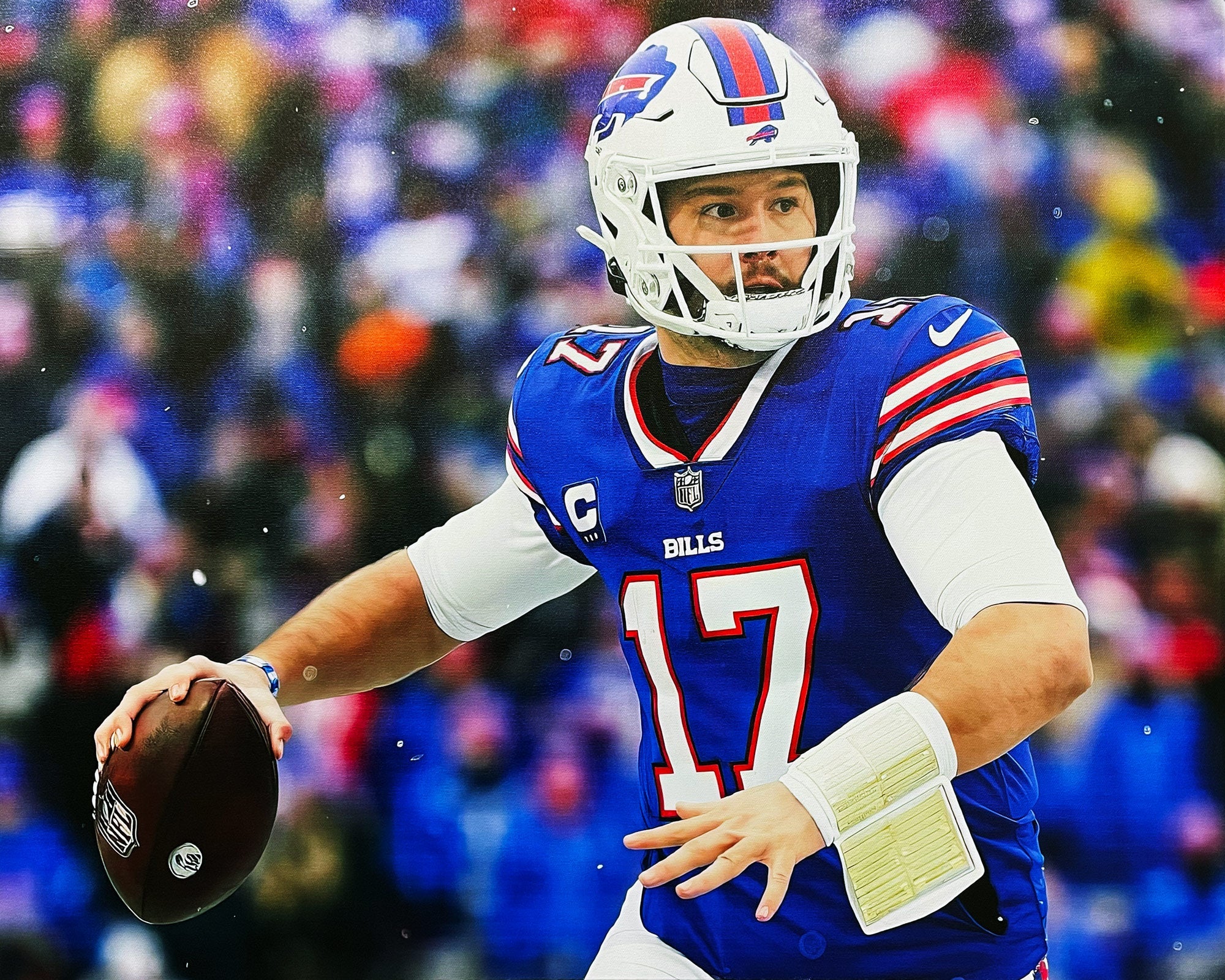 JOSH ALLEN CANVAS NFL HERO - BUFFALO BILLS (30' BY 25')
