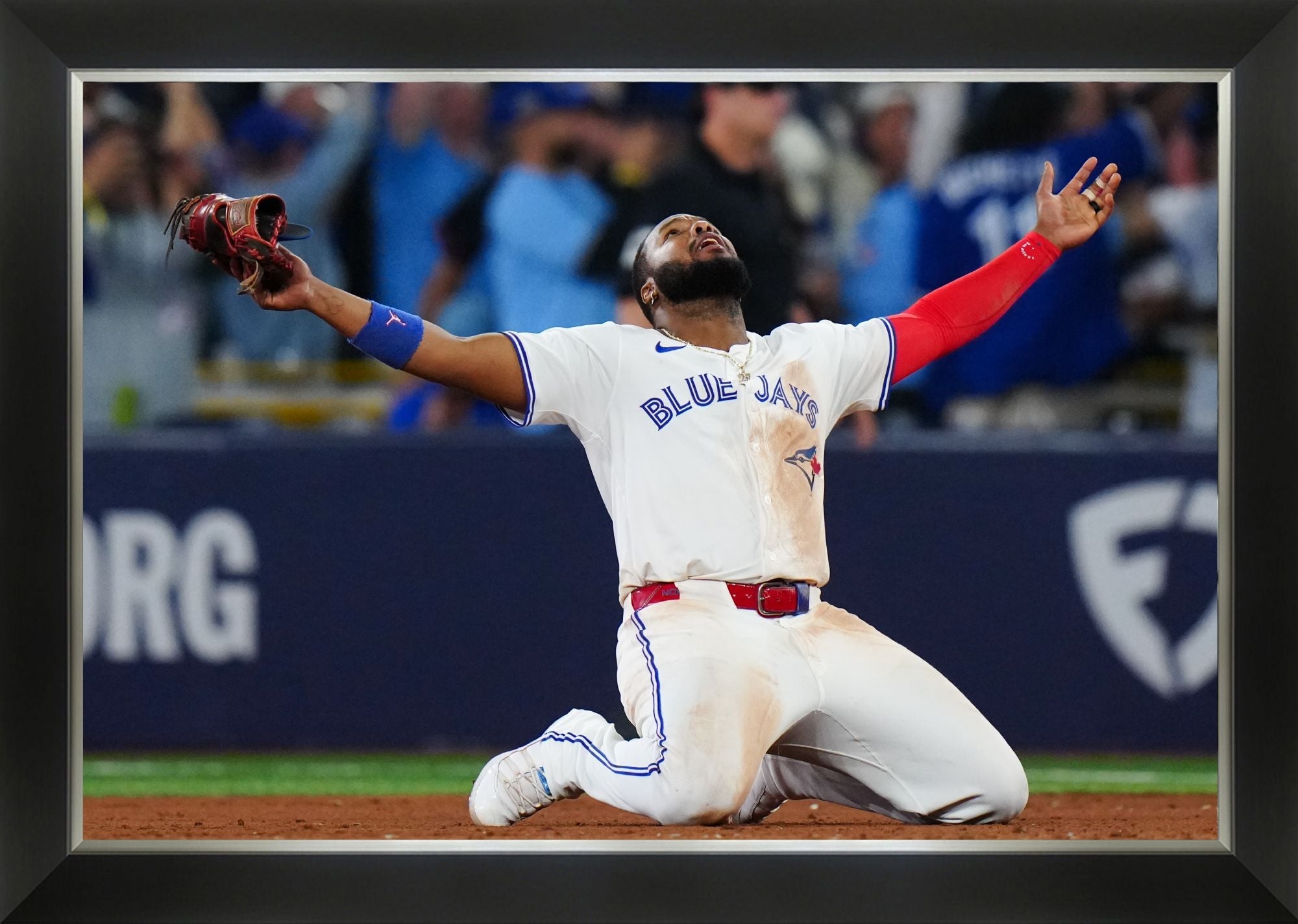 VLADIMIR GUERRERO JR. ALCS 2025 TORONTO BLUE JAYS CANVAS - 33.5' BY 23.5'